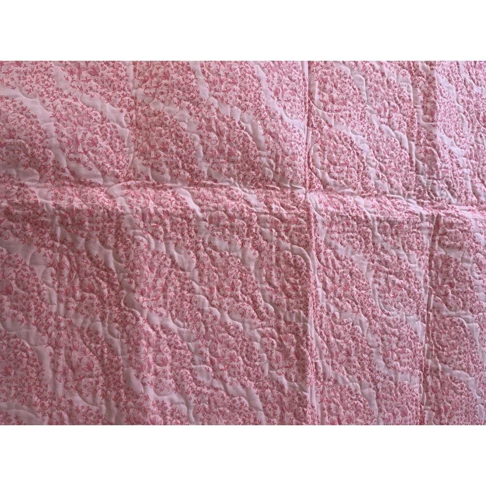Handmade Baby Crib/Wall Hanging “Chance of Flowers” Quilt